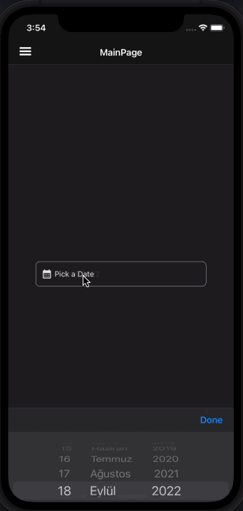 MAUI Material Input